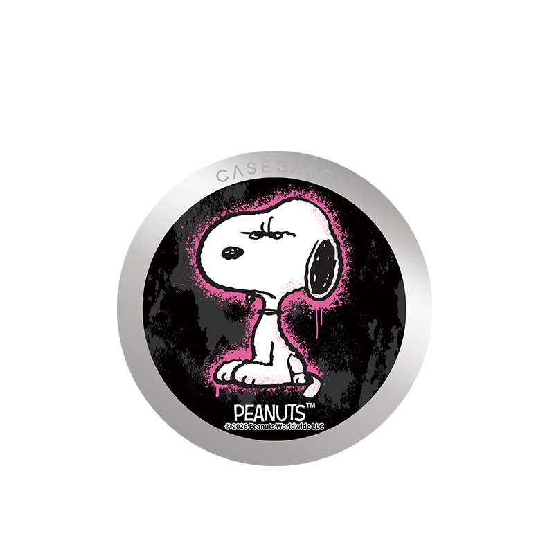Neon Snoopy MagSafe Grip Stand