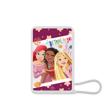Disney Princess Series power bank with built-in cable – Disney Princess | CaseBang