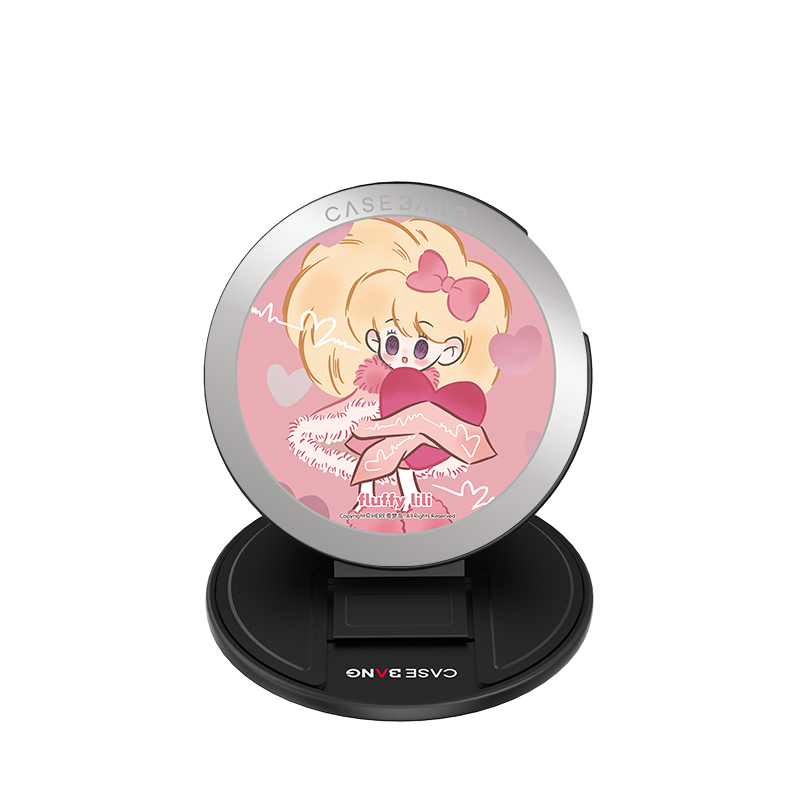 Pink Heart Hug MagSafe Grip Stand