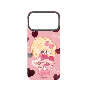 Pink Heart Hug Snap-On Phone Case