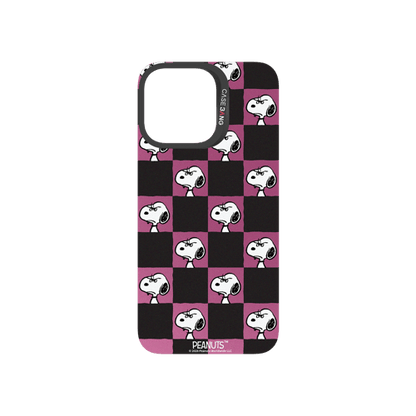 Snoopy Checkerboard Snap-On Phone Case