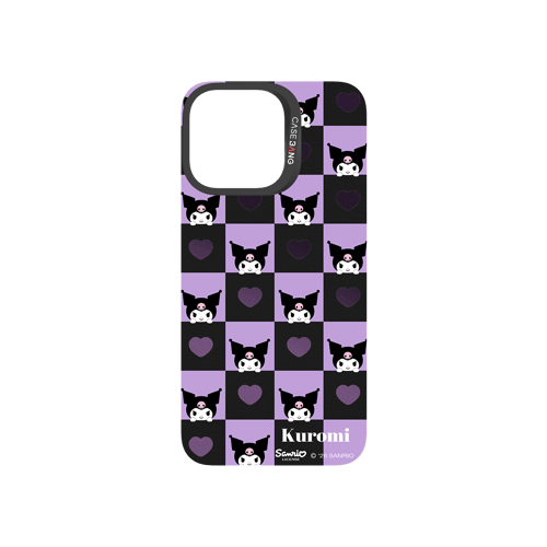 Kuromi Checkerboard Snap-On Phone Case