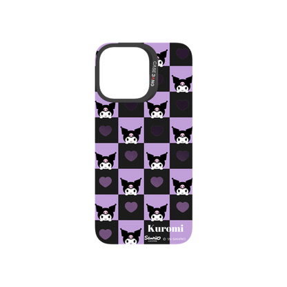 Kuromi Checkerboard Snap-On Phone Case