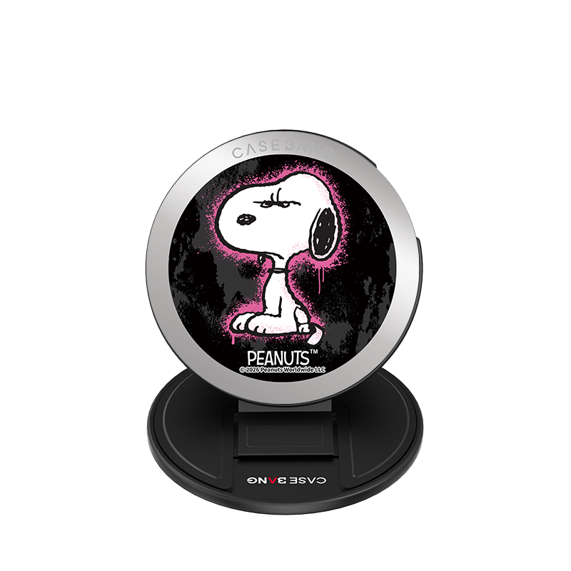 Neon Snoopy MagSafe Grip Stand