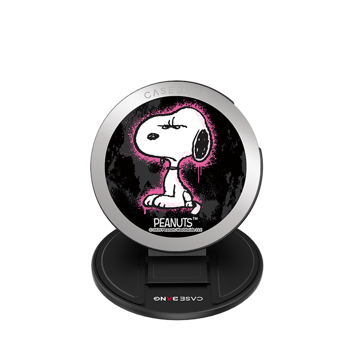 Neon Snoopy MagSafe Grip Stand