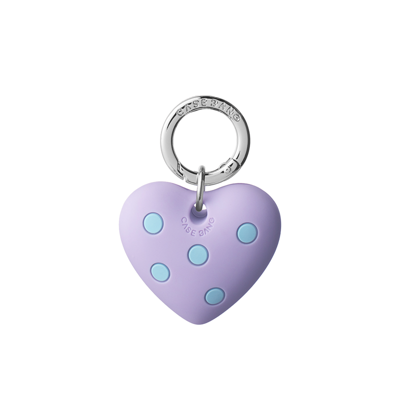 Taro Purple Heart-Shaped Pendant