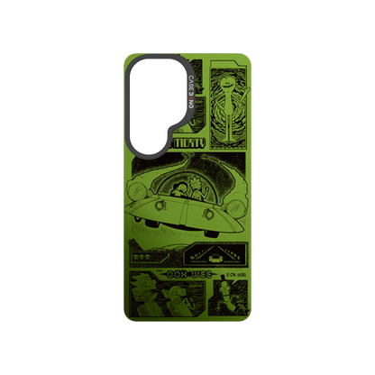Green Print Snap-On Phone Case