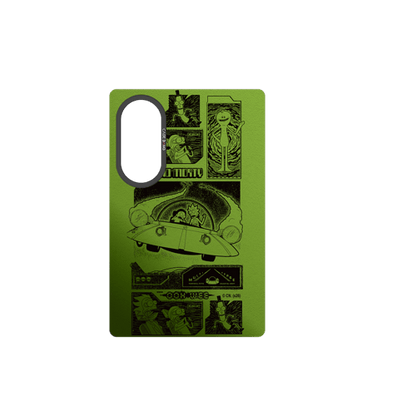 Green Print Snap-On Phone Case