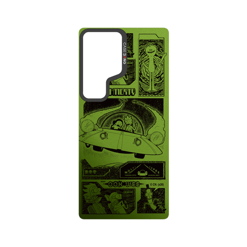 Green Print Snap-On Phone Case
