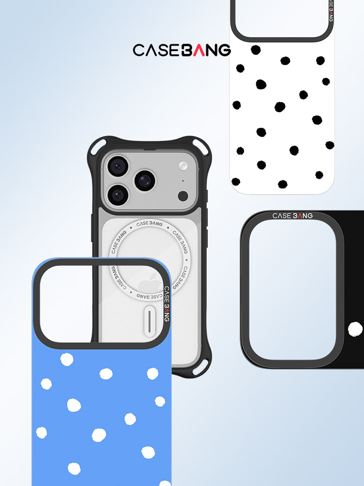 QuadGuard ImagiSnap Set - Cloud Polka Dots