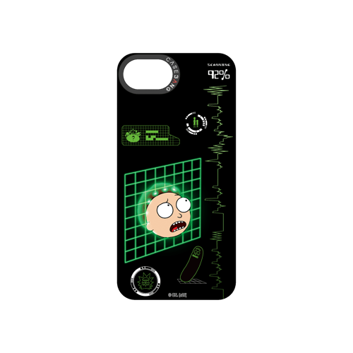 Grid Scan Morty Snap-On Phone Case