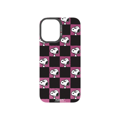 Snoopy Checkerboard Snap-On Phone Case