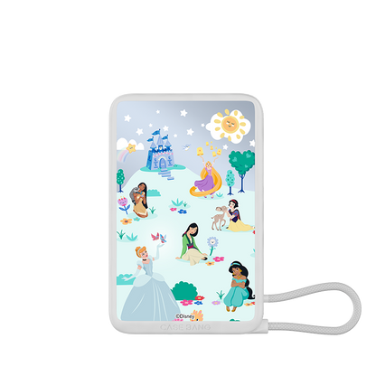 Disney Princess 2.0 Series Power Bank Built in Cable