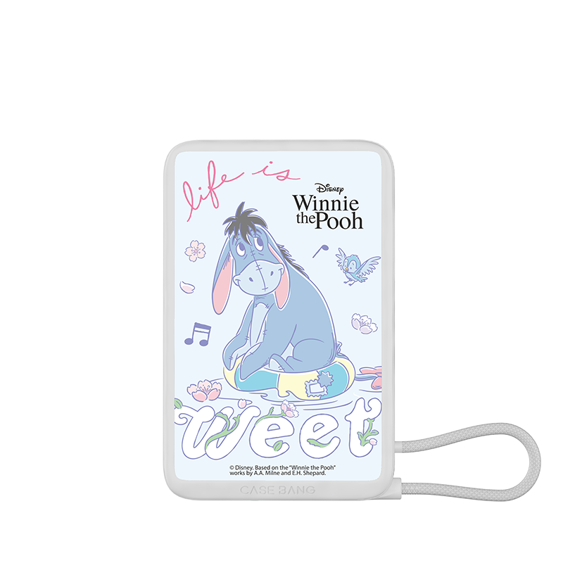 Winnie the Pooh Spring 2.0 Series Power Bank Built in Cable