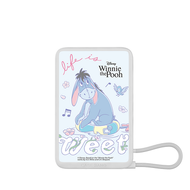 Winnie the Pooh Spring 2.0 Series Power Bank Built in Cable
