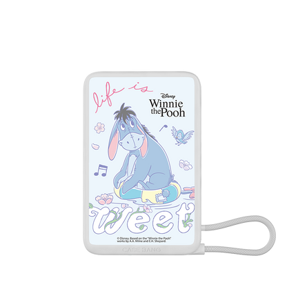 Winnie the Pooh Spring 2.0 Series Power Bank Built in Cable