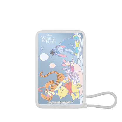 Winnie the Pooh Spring 1.0 Series Power Bank Built in Cable