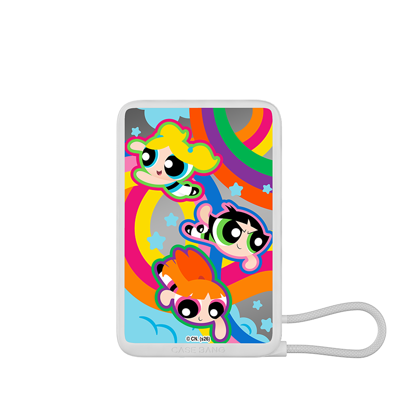 The Powerpuff Girls Series Power Bank Built in Cable