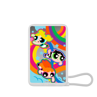 The Powerpuff Girls Series Power Bank Built in Cable