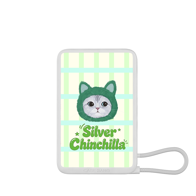 Cat Series Power Bank Built in Cable