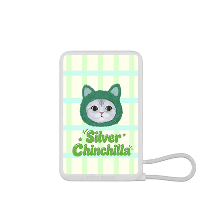 Cat Series Power Bank Built in Cable