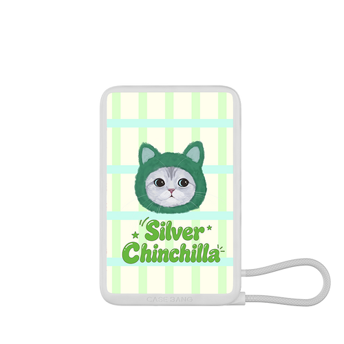 Cat Series Power Bank Built in Cable