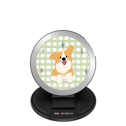 Playful Puppy MagSafe Grip Stand