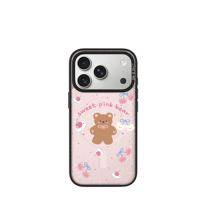 Sweet Pink Bear Snap-On Case