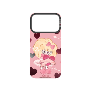Pink Heart Hug Snap-On Phone Case