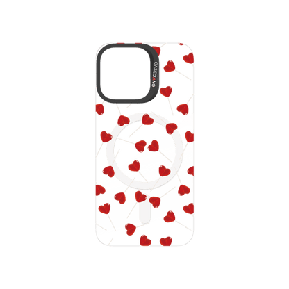 Red Heart Snap-On Phone Case