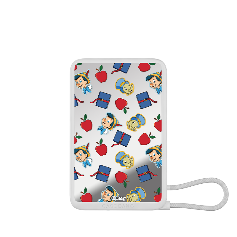 The Adventures of Pinocchio Series Power Bank Build-in Cable