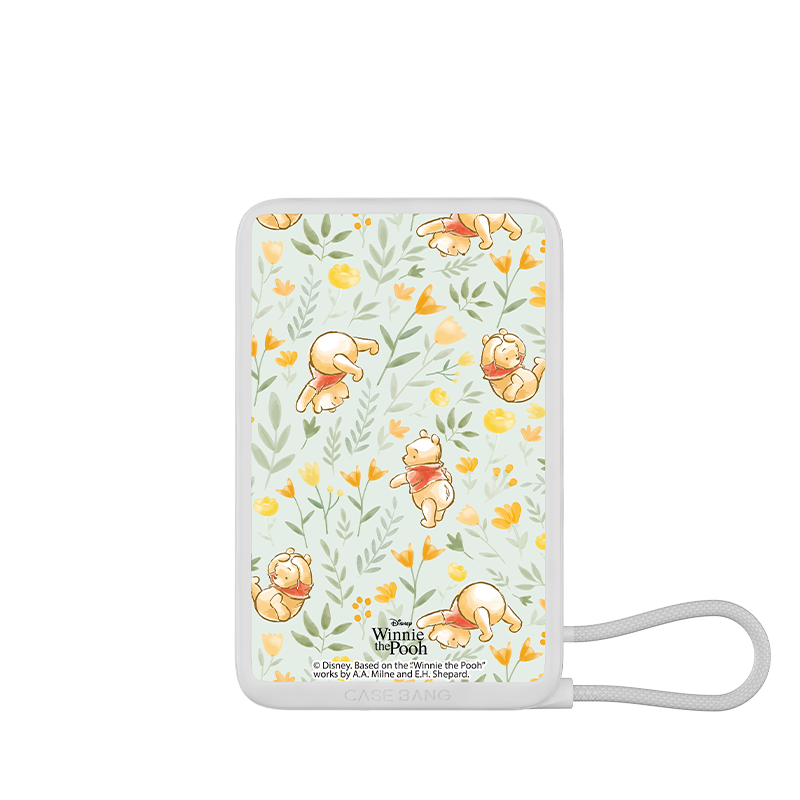 Winnie the Pooh Series Power Bank Build-in Cable