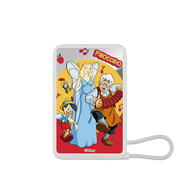 The Adventures of Pinocchio Series Power Bank Build-in Cable