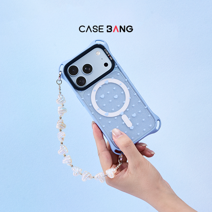 Heart Pearl Phone Hand Charm
