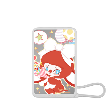 Siinono Series 10000mAh power bank with built-in cable