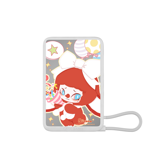 Siinono Series 10000mAh power bank with built-in cable