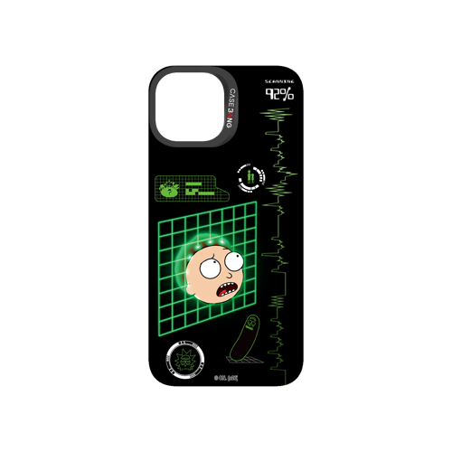 Grid Scan Morty Snap-On Phone Case