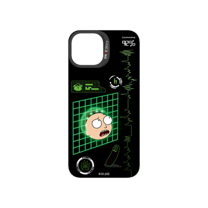 Grid Scan Morty Snap-On Phone Case