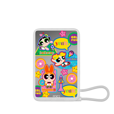 The Powerpuff Girls Series Power Bank Built in Cable