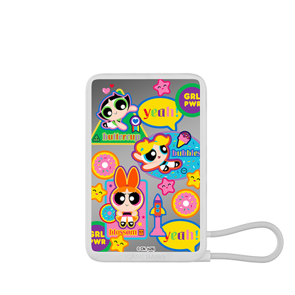 The Powerpuff Girls Series Power Bank Built in Cable
