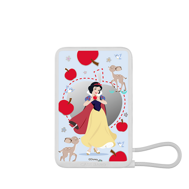 Disney Princess 2.0 Series Power Bank Built in Cable