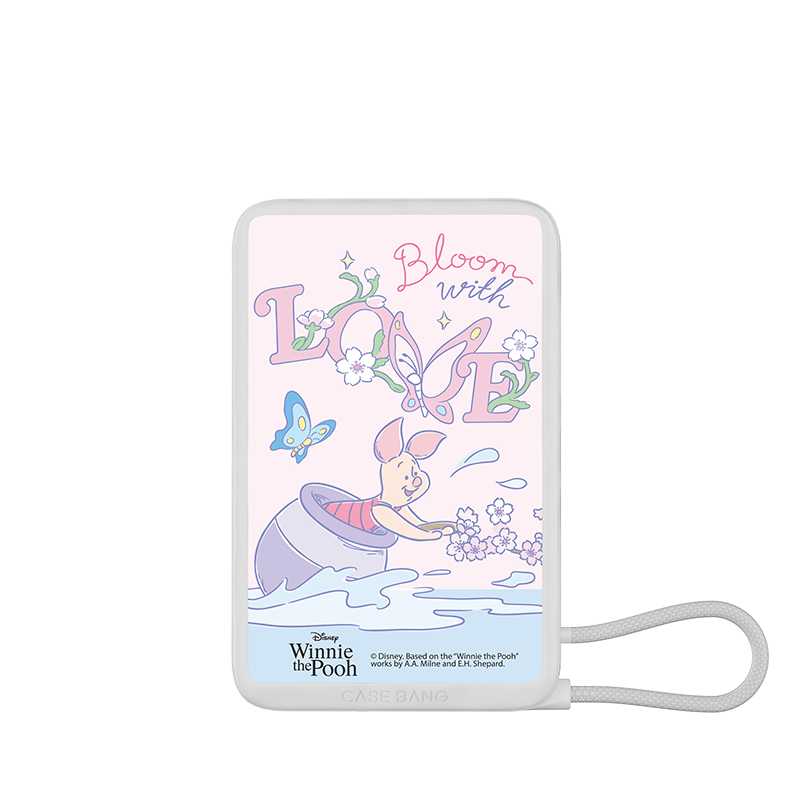 Winnie the Pooh Spring 2.0 Series Power Bank Built in Cable