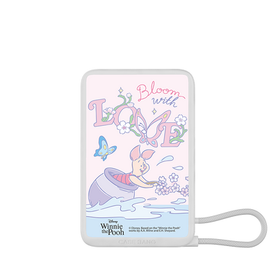 Winnie the Pooh Spring 2.0 Series Power Bank Built in Cable
