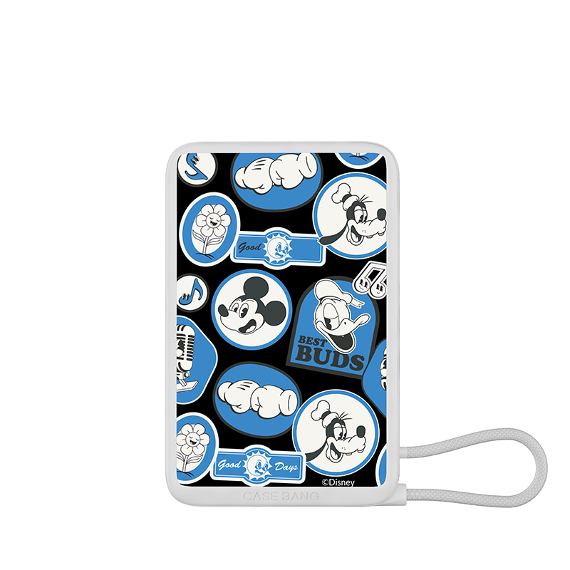 Mickey & Friends 2.0 Series Power Bank Built in Cable