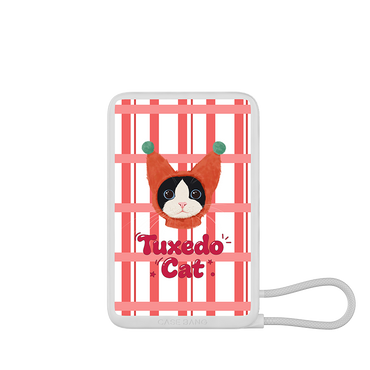 Cat Series Power Bank Built in Cable