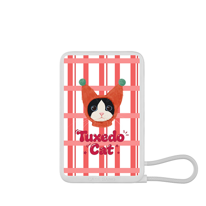 Cat Series Power Bank Built in Cable