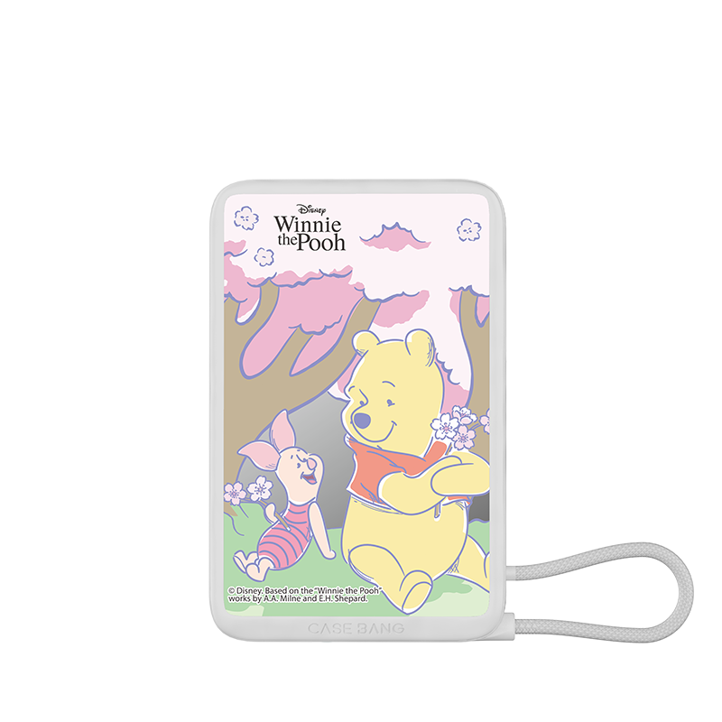 Winnie the Pooh Spring 1.0 Series Power Bank Built in Cable