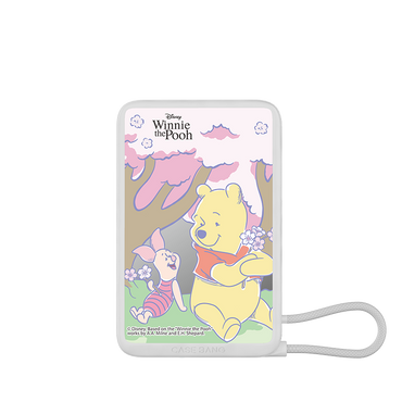 Winnie the Pooh Spring 1.0 Series Power Bank Built in Cable
