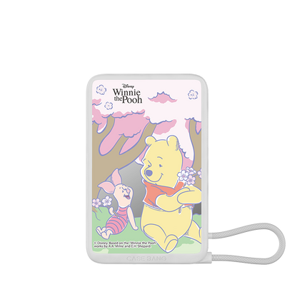 Winnie the Pooh Spring 1.0 Series Power Bank Built in Cable