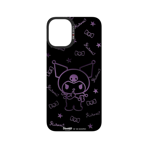 Neon Outline Kuromi Snap-On Phone Case